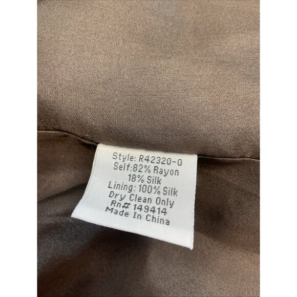 Johnny Was Velvet Kimono Cardigan size LG Water color colorfull 3/4 sleeve silk‎ - Picture 7 of 10